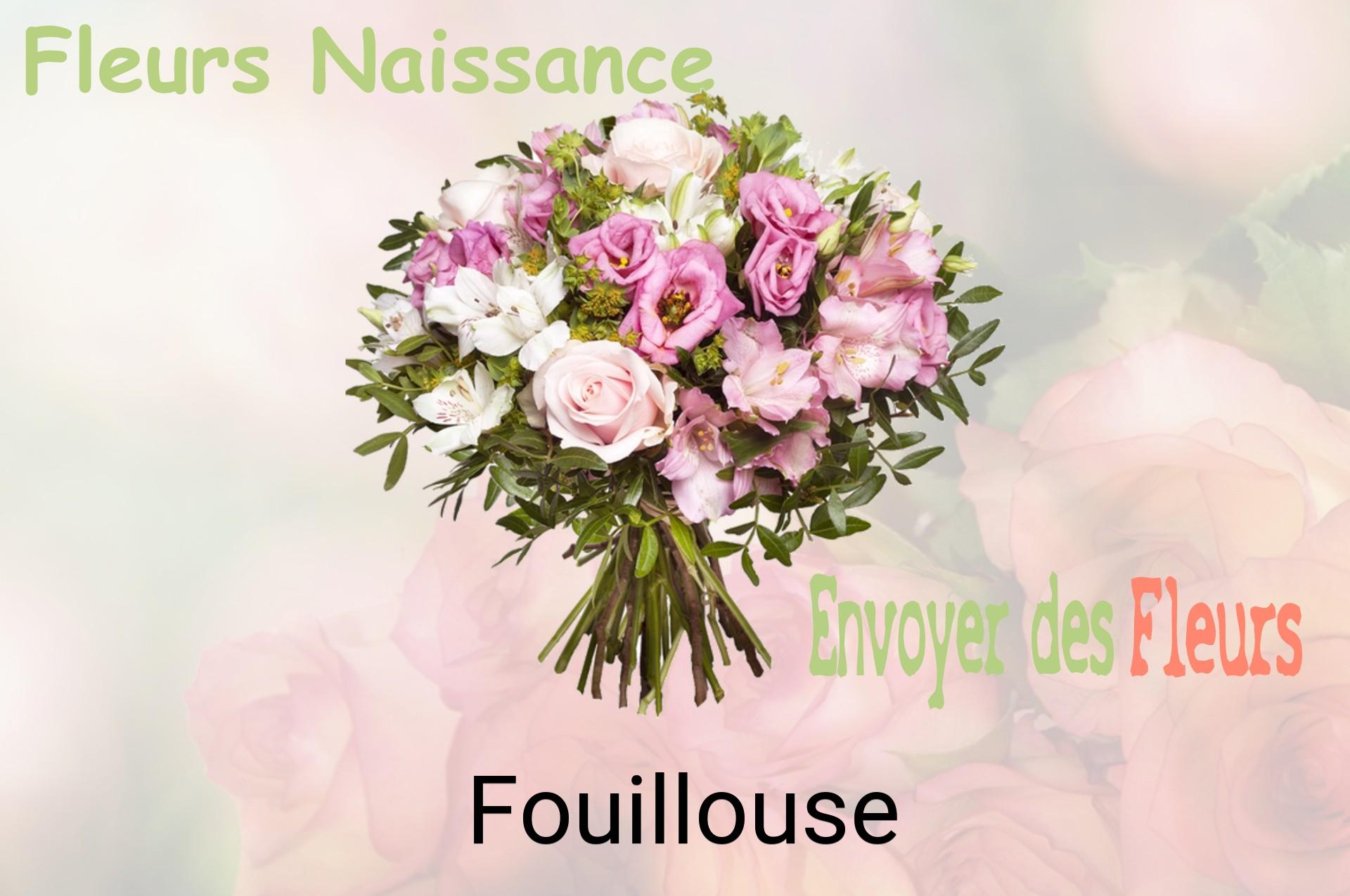 Bouquet de fleurs de naissance livré à Fouillouse